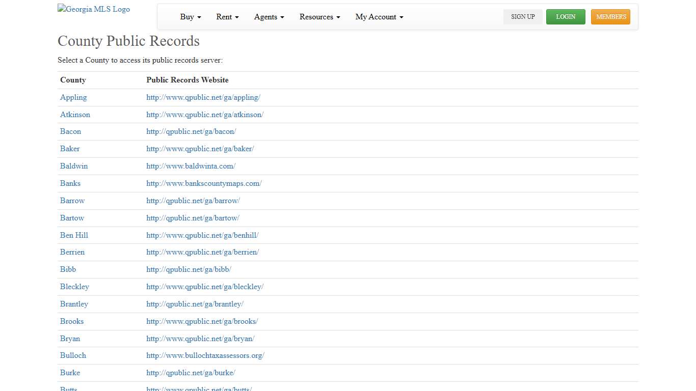 County Records | Georgia MLS