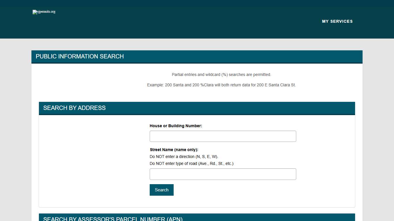 PublicPropertySearch > Public Property Search
